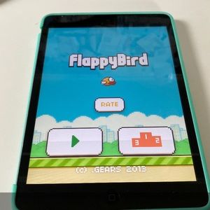 iPad mini with original flappy bird